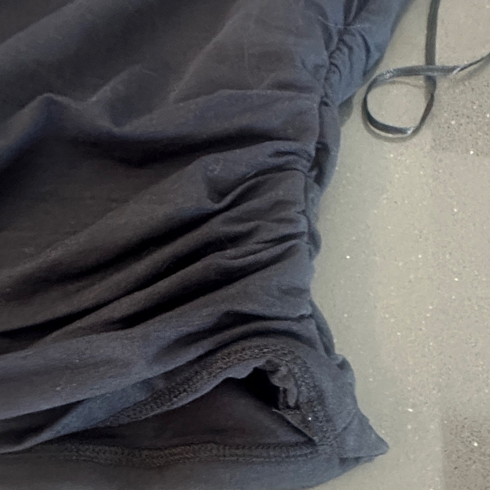 Black Ruched Top - Picture 3 of 8